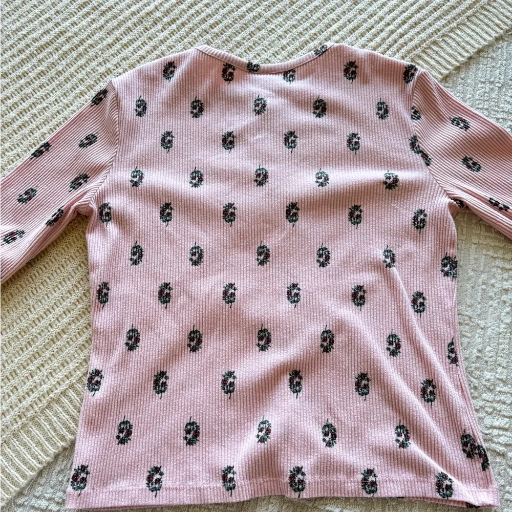 NEW Old Navy Printed Rib-Knit Cardigan Top 14-16